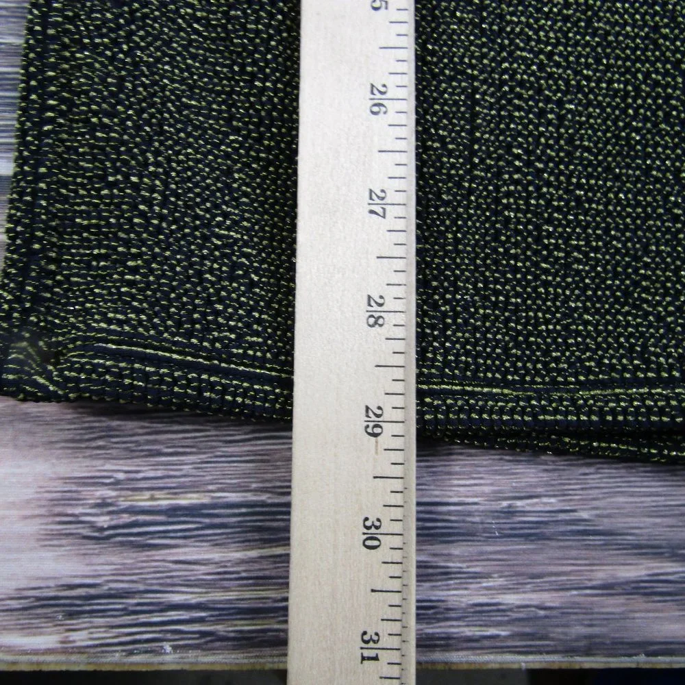 Good American NEW Small/Medium Sz 1/2 Black Metallic Fits Sculpt Dress Bodycon - Picture 9 of 11